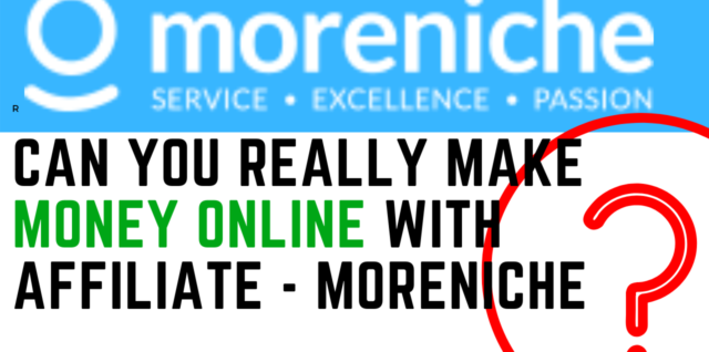 Make Money Online With Affiliate MoreNiche