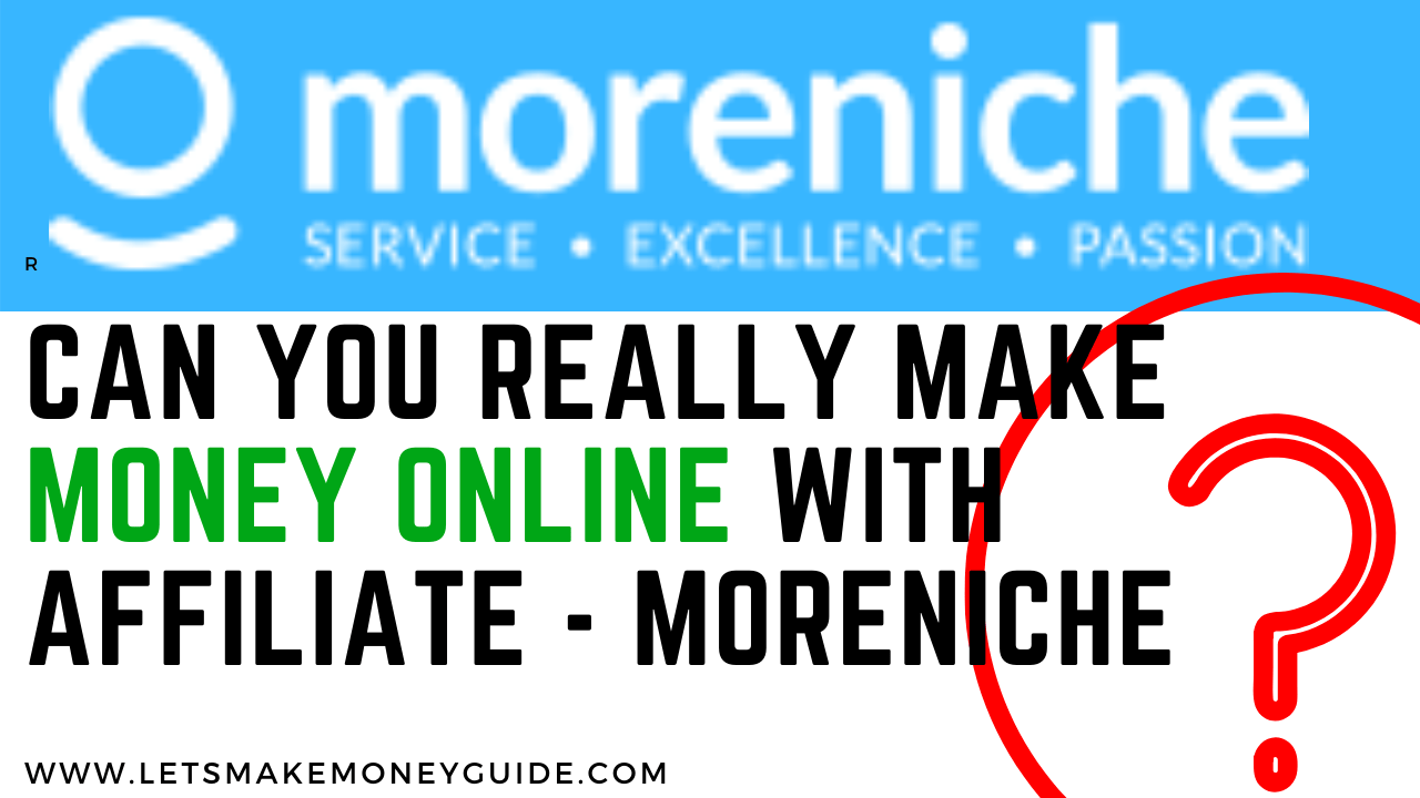 Make Money Online With Affiliate MoreNiche