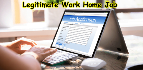 Legitimate Work At Home Jobs